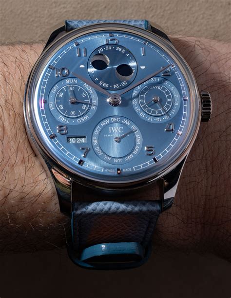 fake iwc portugeiser blue